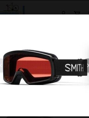 Smith Rascal youth snow goggles in black for snowboard skiing